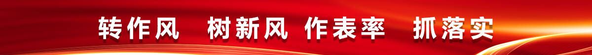 轉(zhuǎn)作風 樹新風 作表率 抓落實